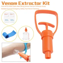 Полевая Первая помощь дикие виперы пчелы кусающие яд вакуумный насос-экстрактор аварийный инструмент Экстрактор яда инструменты для улицы