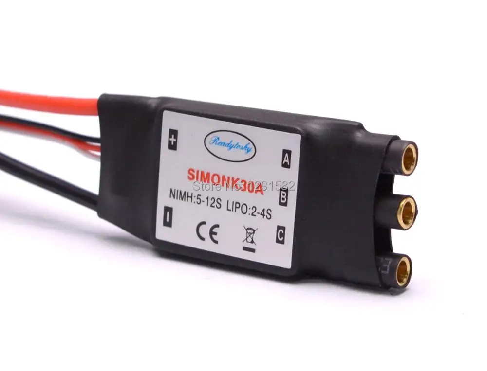 NEW 2-4S Simonk 30A ESC Brushless Speed Controller BEC 5V / 2A for Quadcopter F450 F550 S500 X525