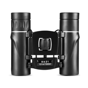 

8x21 HD Optical Powerful Zoom Waterproof Bak4 Prism Optics Professional Binoculars Camping Hunting Watch the show Telescope