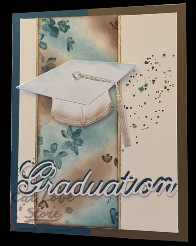 Fustelle in metallo a forma di cappello di laurea per la creazione di