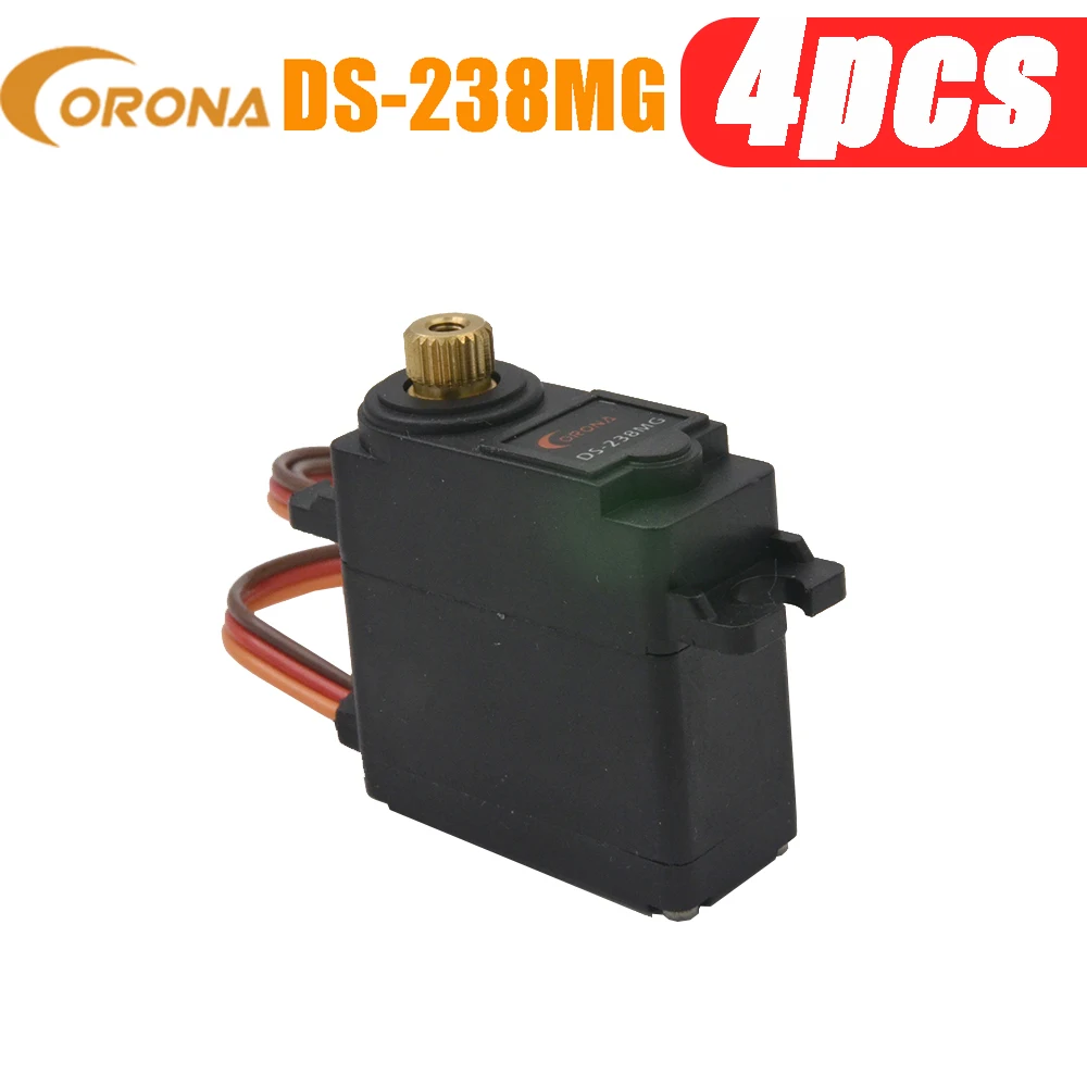 4 шт. Corona DS 238MG/DS238MG Цифровой Металлический сервопривод 6 кг/0 14 сек/22 г|Детали и