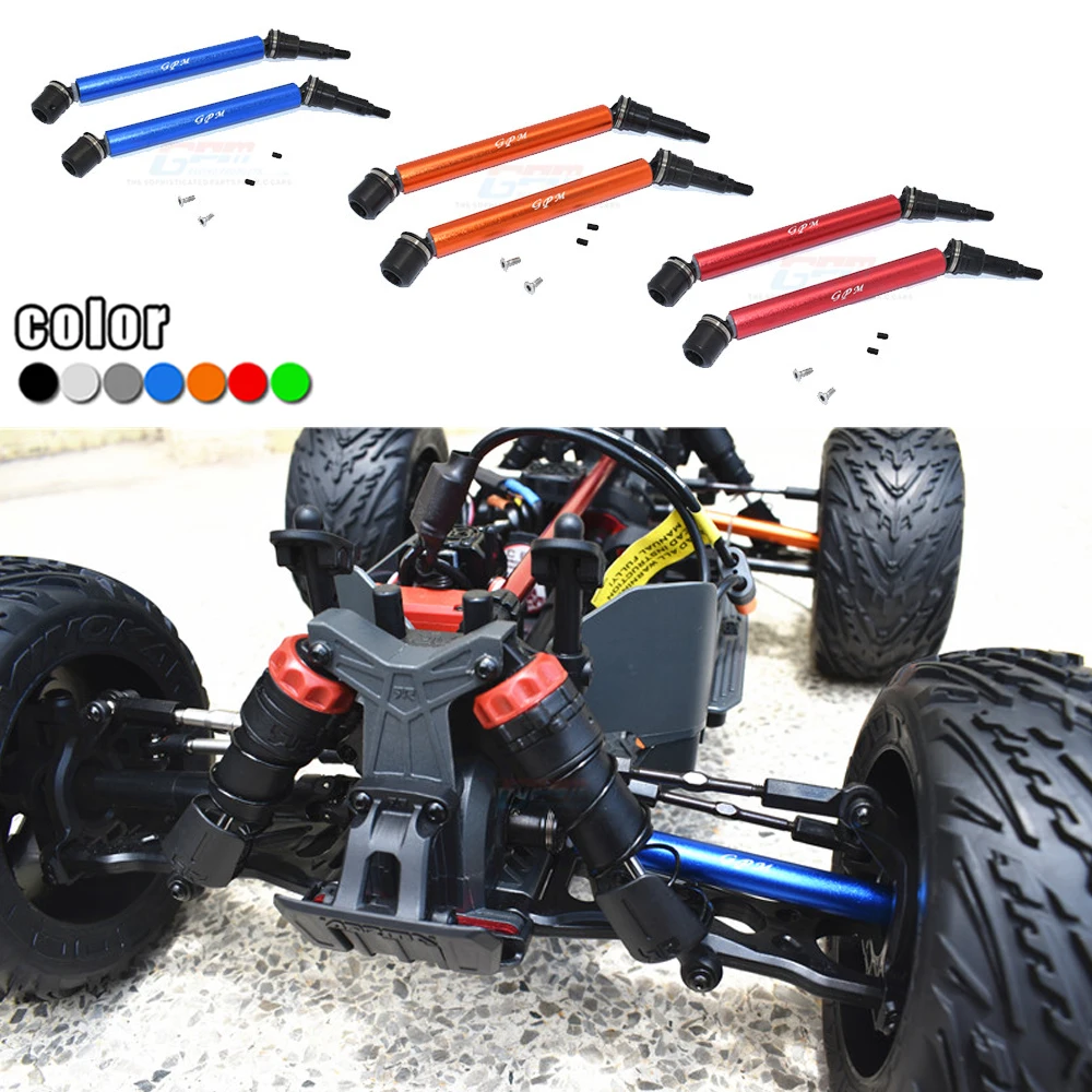 

GPM ARRMA 1/10 KRATON 4X4 4S BLX ARA102690 Monster Truck hardened axle + aluminum CVD front and Rear universal joint AR310887