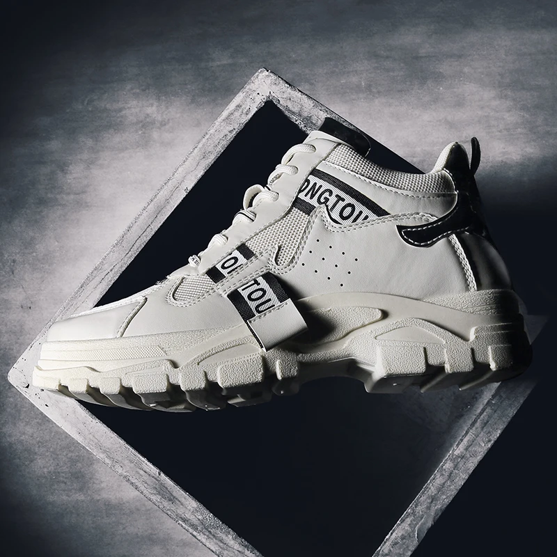 

New autumn and winter high-top casual wild tide shoes, men's and women's casual sports shoes high top sneakers