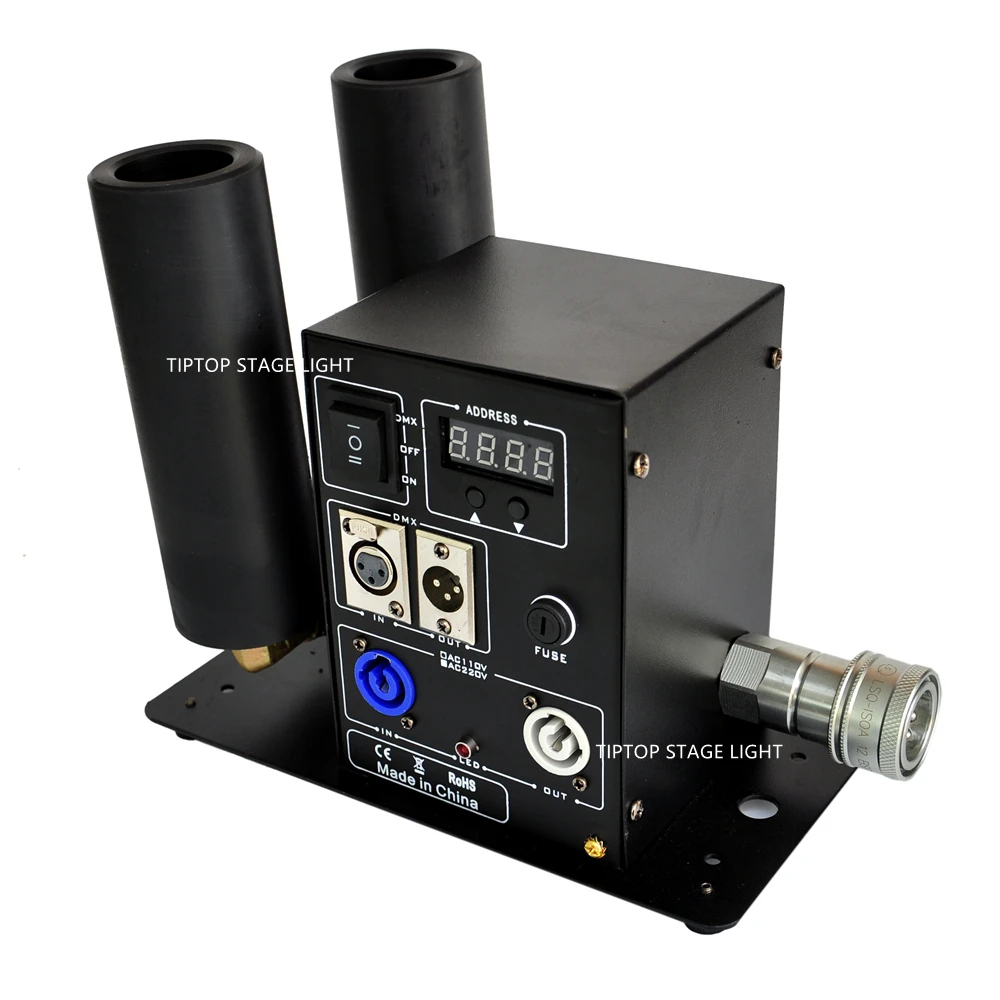 Бесплатная доставка TIPTOP Global спецэффекты Cryo Co2 Jets двойная труба DMX512 контроль для