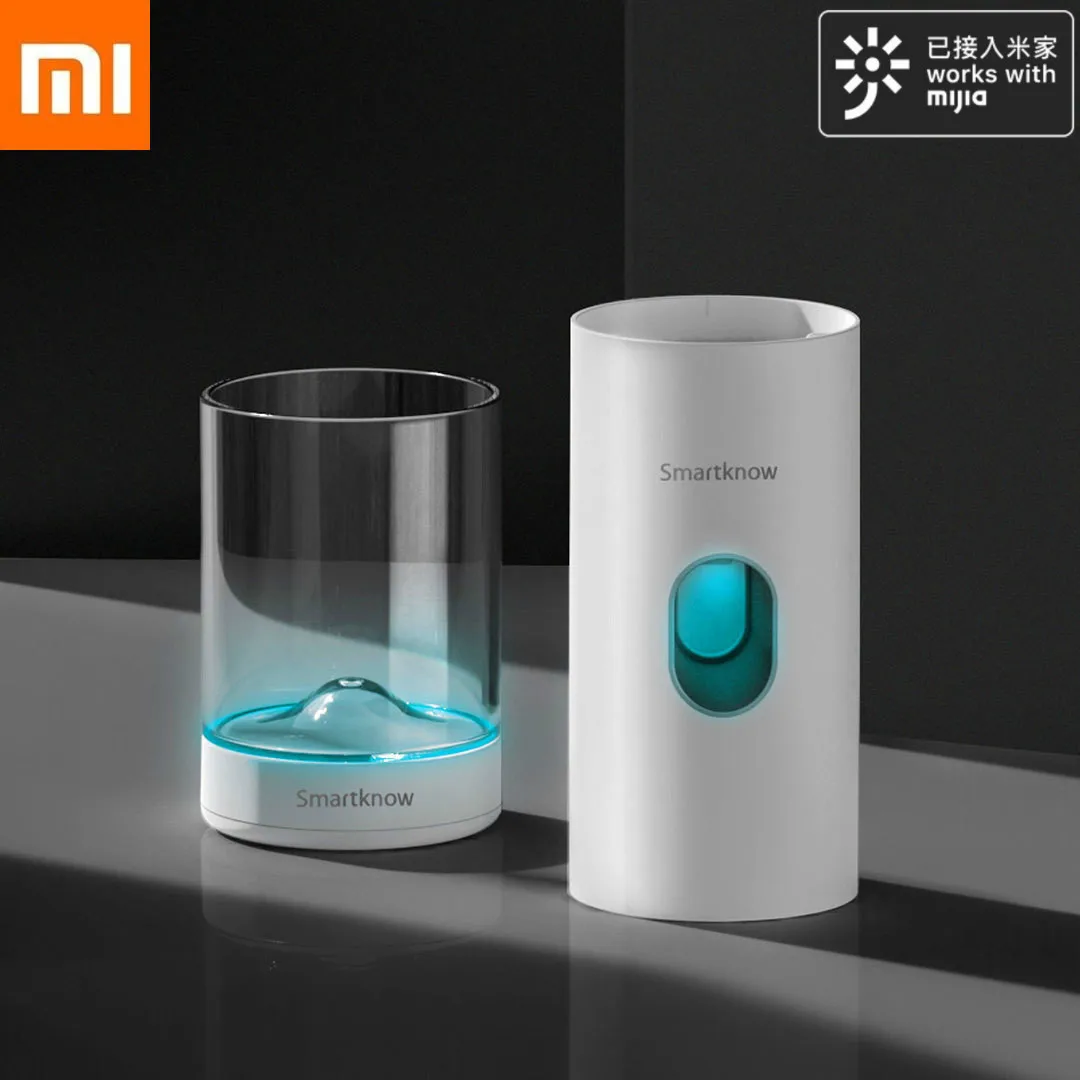 

Xiaomi Mijia Smartknow Toothpaste Squeezer Holder Dispenser Automatic,Smart Sterilization Brushing Cup Control By XioMi Home APP