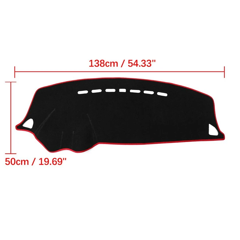 Крышка приборной панели для Mitsubishi Lancer Ex 2010 2011 2012- коврик для приборной панели Защита от солнца покрытие ковровое покрытие автомобильные аксессуары