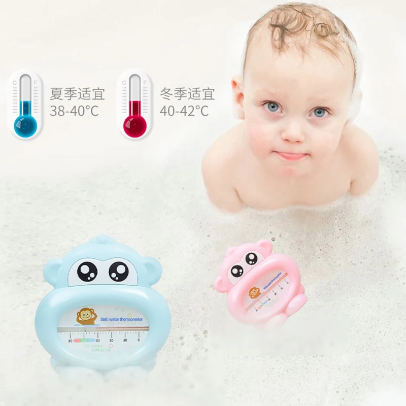 Горячая ABS милый мультфильм обезьяна форма младенцы малыш душ воды термометр для купания сплошной цвет температура тестер I