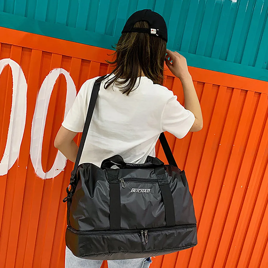 Водонепроницаемая спортивная сумка для путешествий женская сумка для улицы занятий спортом и спортзала Женская оксфордская сумка для хранения фитнеса для обуви Мужская Тренировочная сумка# g3