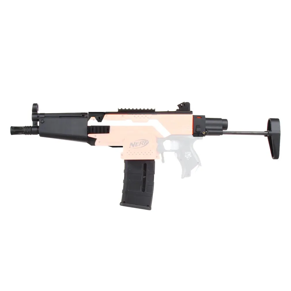 Рабочий STF-W006-01 MP5-A стиль мод наборы с черным адаптером для Nerf N-Strike Elite Stryfe Blaster