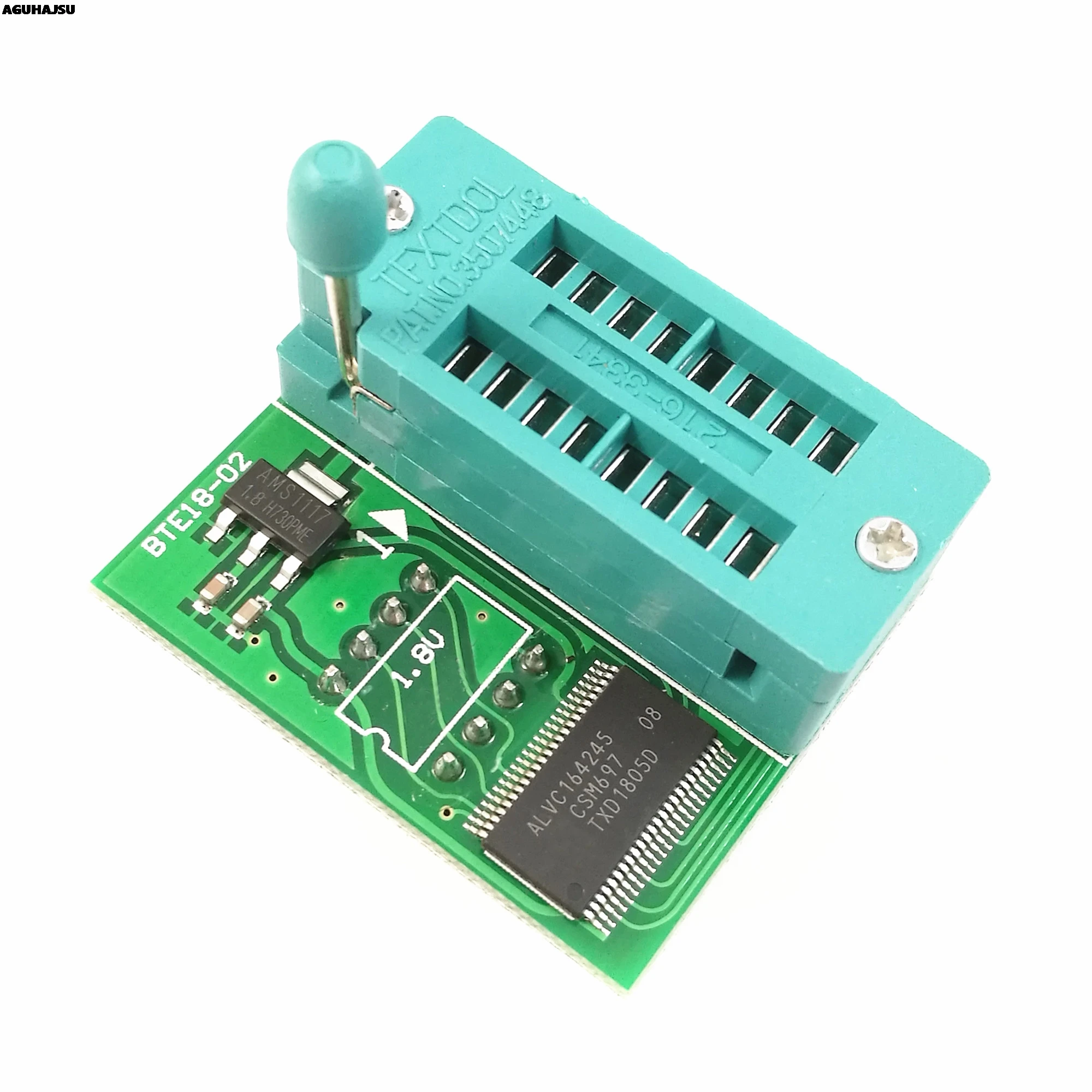 

1.8V adapter for Iphone or motherboard 1.8V SPI Flash SOP8 DIP8 W25 MX25 use on programmers TL866CS TL866A EZP2010 EZP2013 CH341
