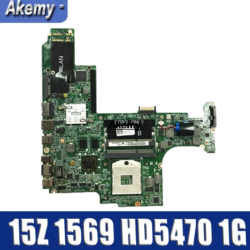 Для ноутбука Dell Studio 15z 1569 DARM6CMBAC0 RVHJX 0 RVHJX HM57 HD5470 1G Дискретная графическая материнская плата