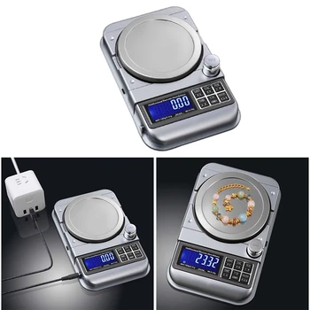 

Mini Electronic Digital Scale Jewelry Scales Weighing Tool Low Power Alarm LCD Display