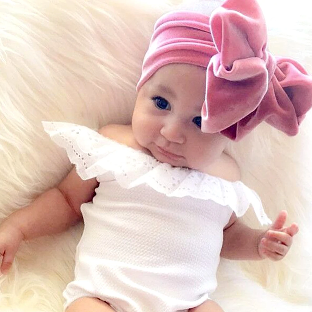 New Baby girls Big bowknot Headband 