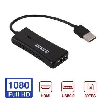 

Audio Live Streaming UVC Device Conferencing PC 1080P 30fps 4K HDMI Video Card Gaming USB 2.0 Grabber Box