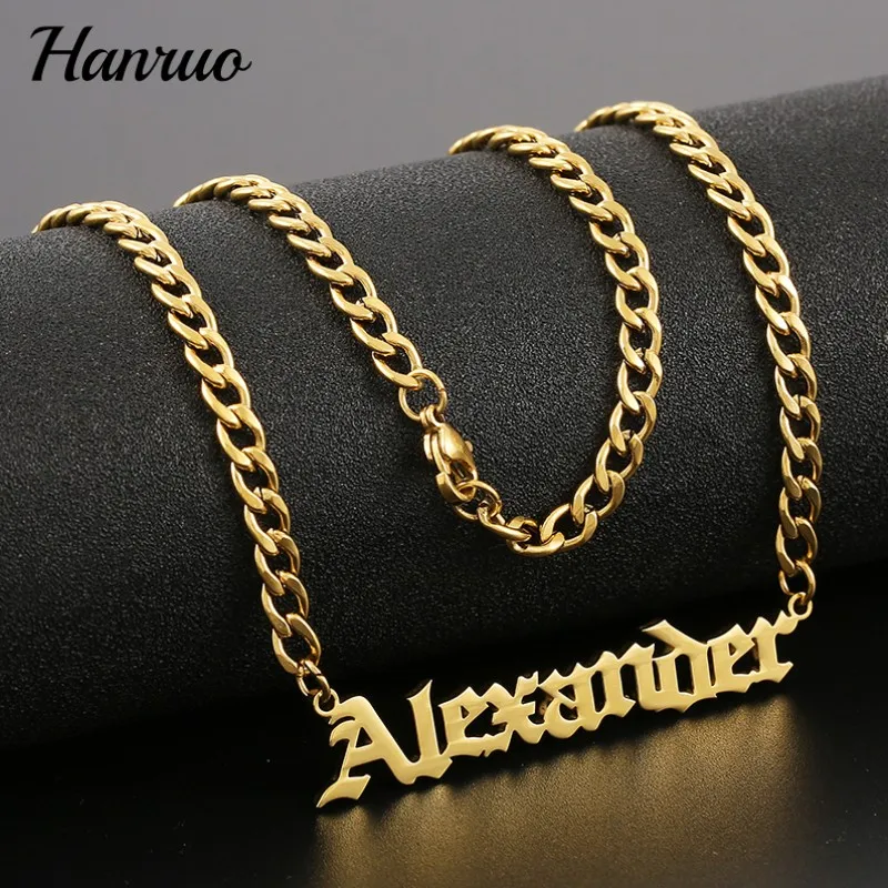 Personalize Custom Necklace Stainless 