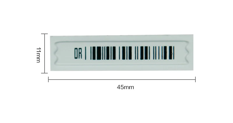 retail security anti-theft 58khz eas soft tag strips sticker am dr label