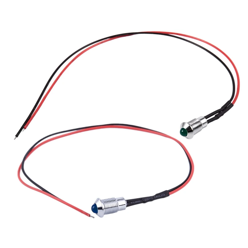 Комплект из 2 предметов 8mm 24V Автомобильный светодиодный тире Панель пилот