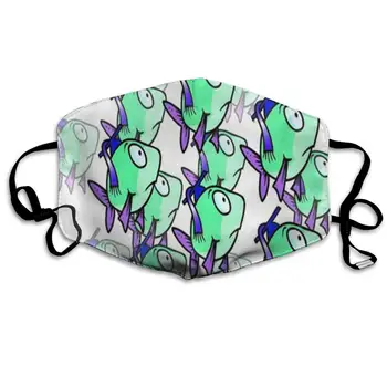 

Dustproof Washable Reusable Cartoon School Of Fish Mouth Cover Mask mask mask Protective Warm Windproof Mask