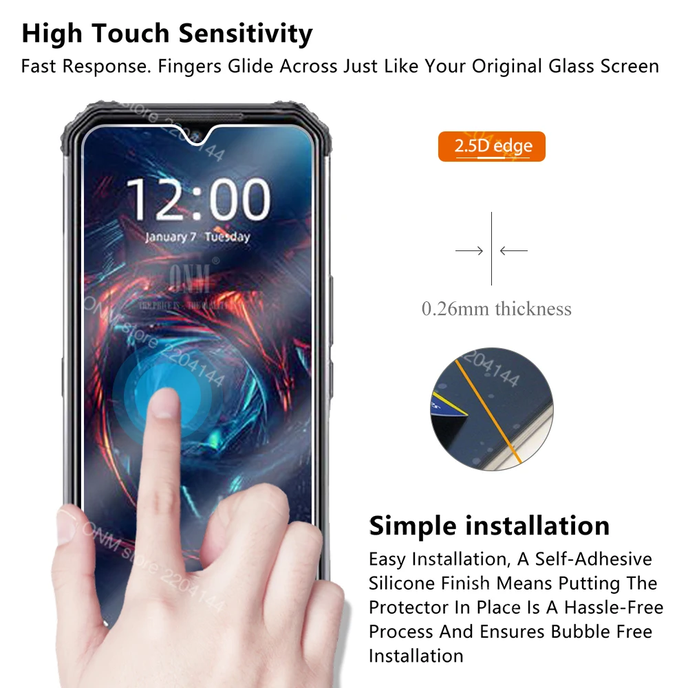 10 шт. закаленное стекло Для Doogee S95 S90 X95 Pro Защита экрана для защитная стеклянная