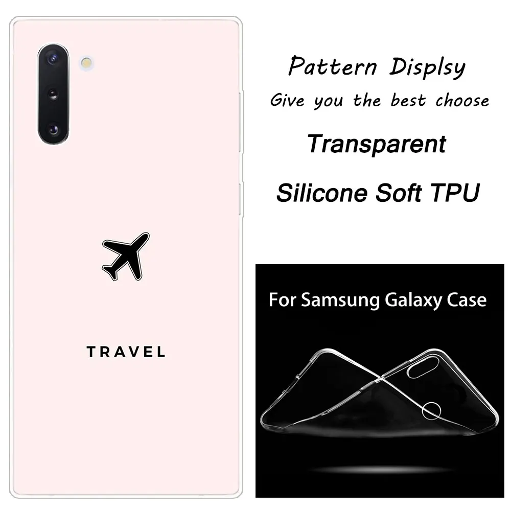 011 Мягкий силиконовый чехол для samsung Galaxy Note 10 Pro 9 8 5 M30S M40 S10E S10 5G S9 S8 Plus S7 S6 Edge S5 - Цвет: 011