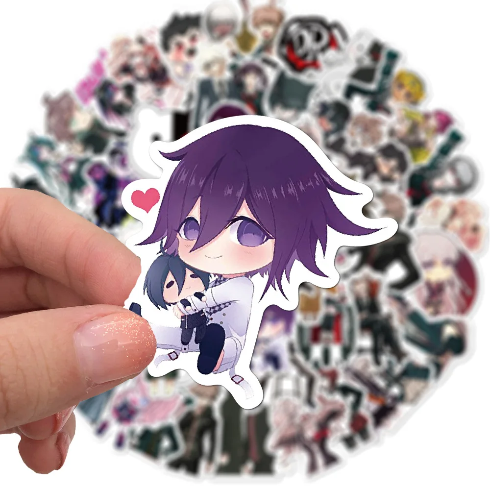 50 шт. смешанные наклейки из игры Danganronpa DIY сноуборд ноутбук чемодан на холодильник