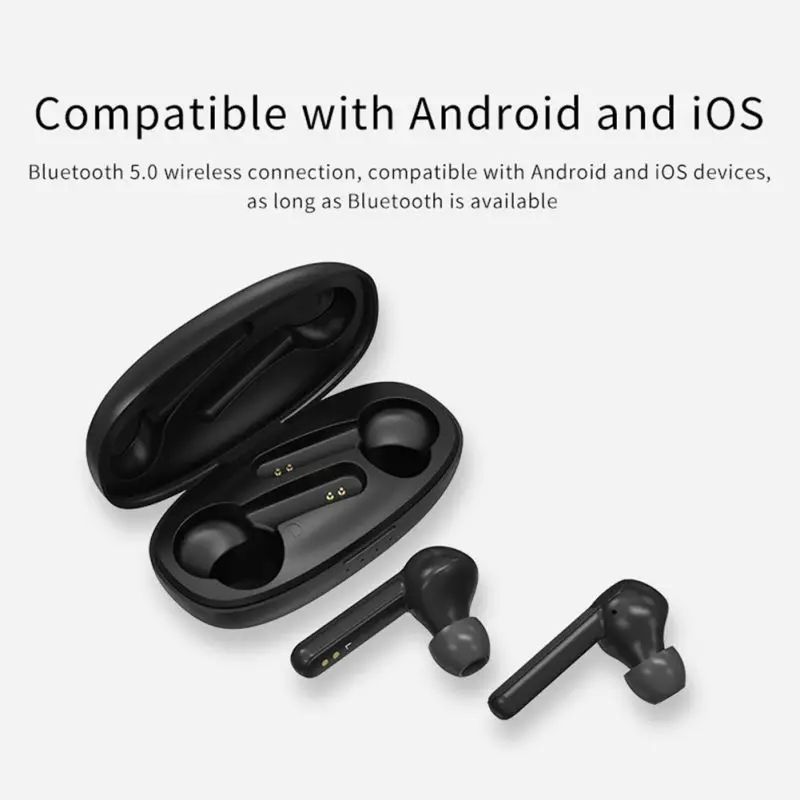 Горячие TWS беспроводной Bluetooth наушники спортивные наушники с зарядный чехол для iOS Android телефон
