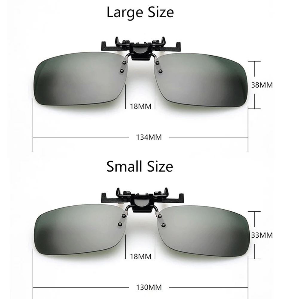 야간 운전 안경, 노란색 렌즈 패션 클립 선글라스, 남성 여성 야간 투시경 안경, 눈부심 방지 UV 드라이버 고글