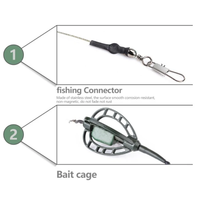 Fishing Inline Method Feeder Cage Hook  Bait Cage Fishing Carp - Carp  Fishing Feeder - Aliexpress
