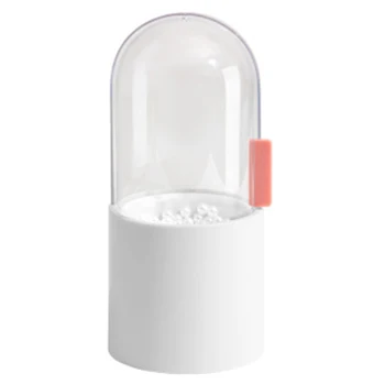 

Plastic Clear Desktop Makeup Brush Storage Box Organizer Bucket with Cover Beauty Makeup Tools