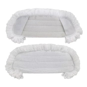 

2 Pieces Washable Microfiber Dusting Pad Swipes Replacements Fit For Dirt Devil Vac AD51005 Cleaning Cloths