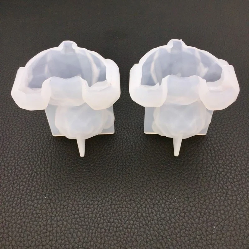 3D DIY силиконовая форма стерео Геометрия Медведь Форма Зеркало украшения медведь