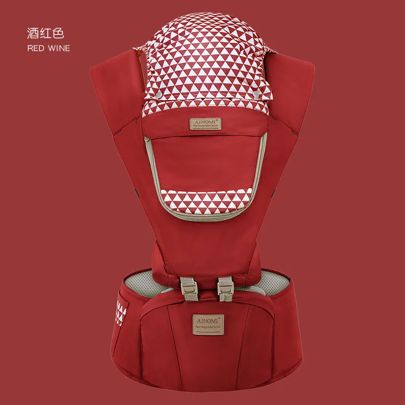 Baby Carrying Waist Stool Baby Multifunctional Front Carry Breastfeeding Carrier Breathable Mesh Adjustable Cargo Ergonomics