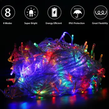 

Outdoor Christmas Led String Lights 30/20/10M LED Fairy Holiday Decoracion Lighting Lights String Light Garland Tree
