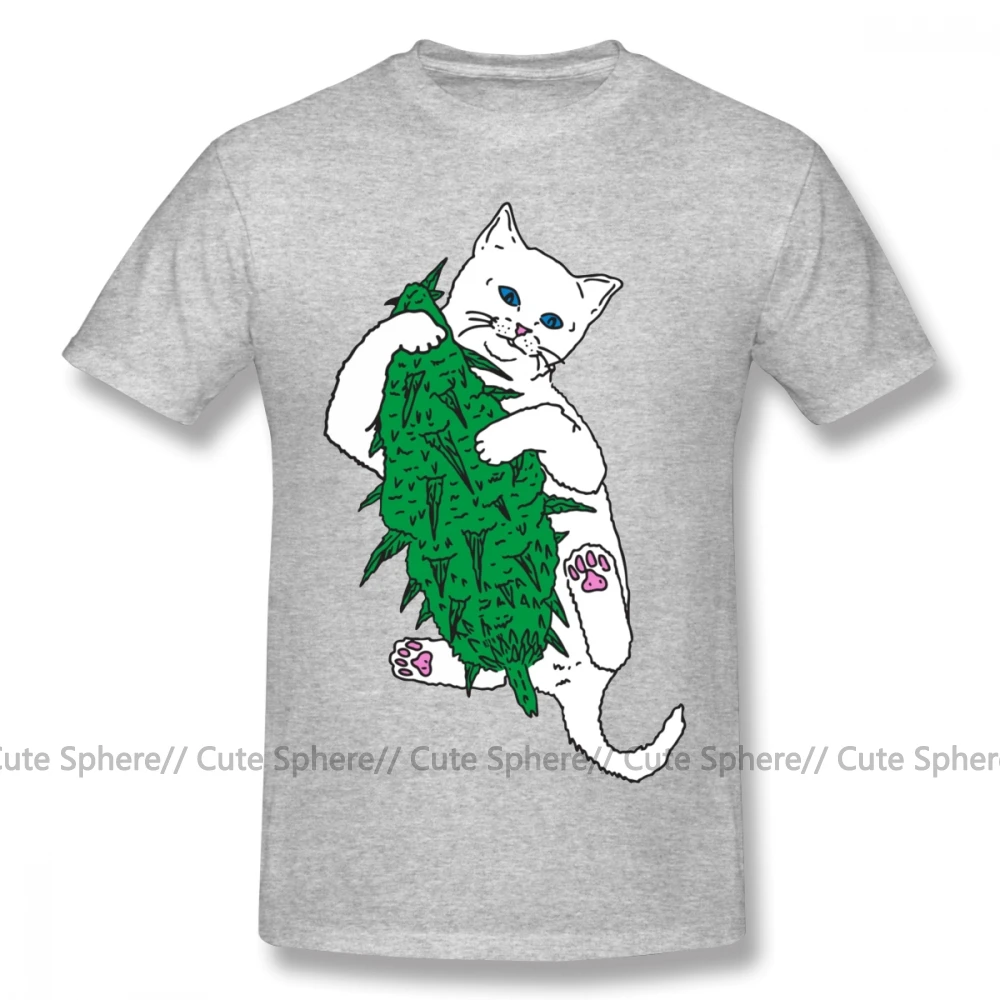 Lord Nermal, футболка, Vegan Cat, футболка, 100 хлопок, большие размеры, футболка, забавная, повседневная, с принтом, с коротким рукавом, Мужская футболка - Цвет: Gray
