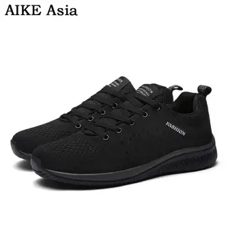 

New Mesh Men Casual Shoes Lac-up Men Shoes Lightweight Comfortable Breathable Walking Sneakers Tenis masculino Zapatillas Hombre