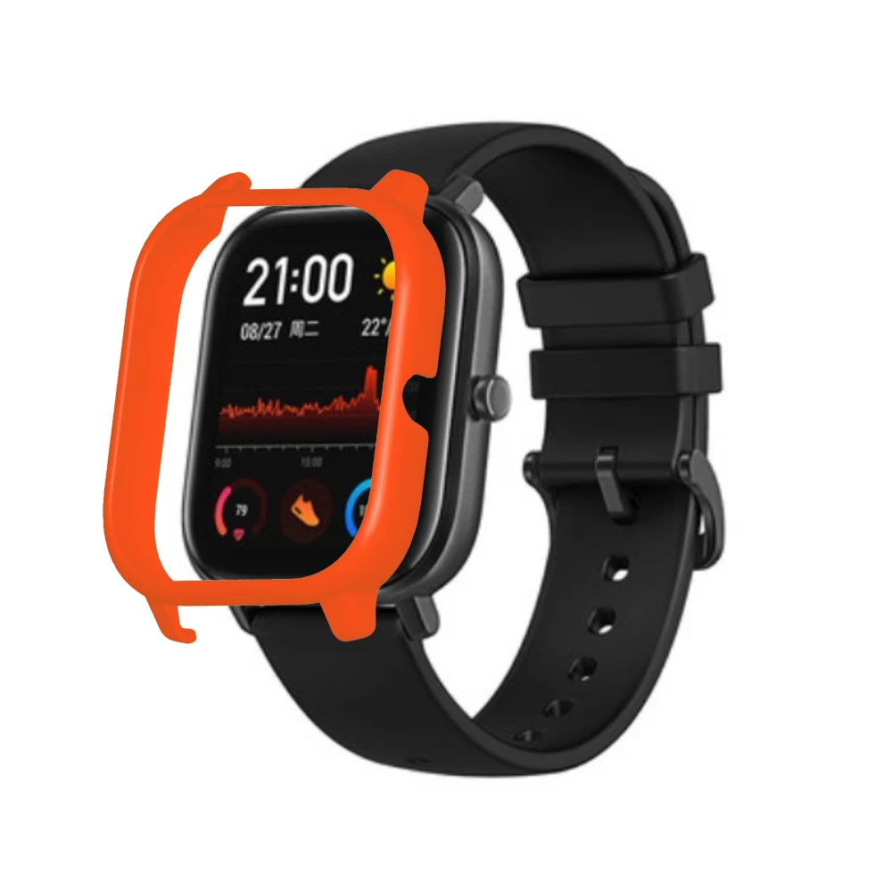 2в1 для Amazfit GTS ремешок силиконовый ремешок для часов браслет+ чехол Защитная крышка бампер для Huami Amazfit GTS SmartWatch аксессуары