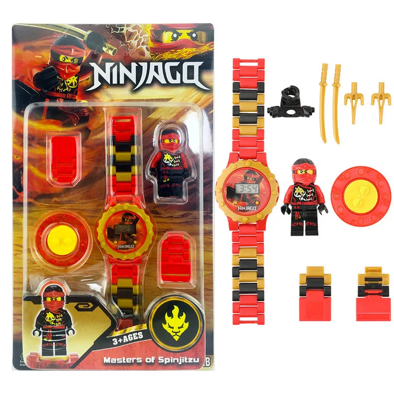 

Ninjagoing Building Blocks Series Mini Watch Avengers Marvel Batman Iron Man SpiderMan Compatible Legoinglys Toy for Kids