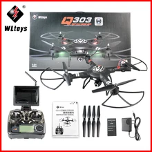 WLtoys Q303 Professional RC Drones Quadcopters 2.4GHz 4CH 6 Axis Fixed-height Mode RC Quadcopter RTF Aircraft With Camera Drones цена WLtoys Q303 Professional RC Drones Quadcopters 2.4GHz 4CH 6 Axis Fixed-height Mode RC Quadcopter RTF Aircraft With Camera Drones цены онлайн