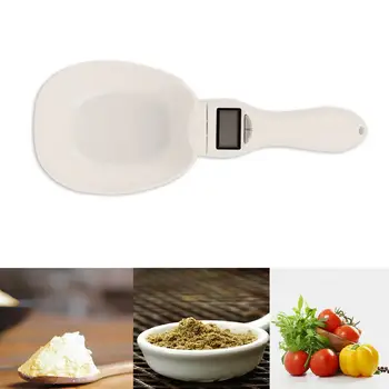 

Kitchen Scale Electronic Food Diet Scales Measuring Tool Slim LCD Digital Spoon Four Units of Measurement Switch Easily