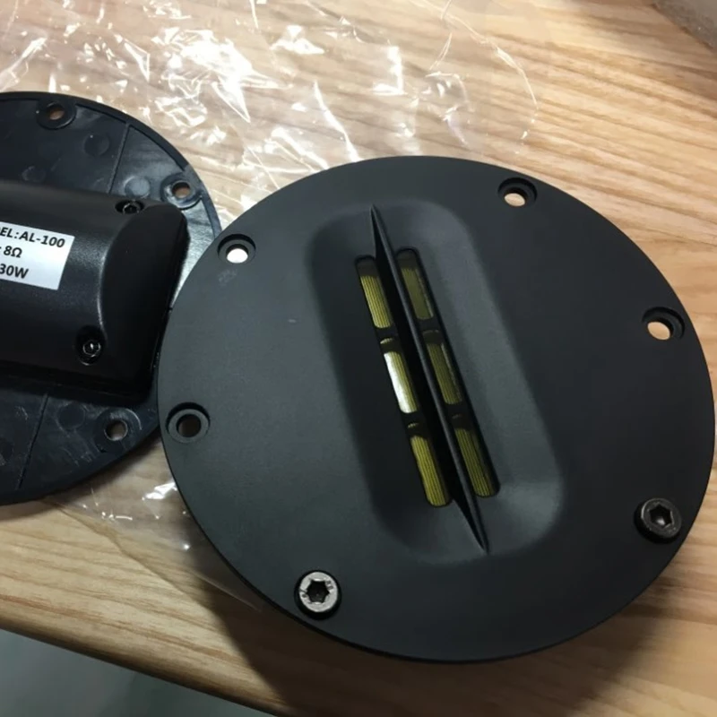 ABKT-Hifi 4 Inch Tweeter Speaker Unit 8 OHM 30W Treble Loudspeaker AL-100 Super Belt Type High Loudspeaker