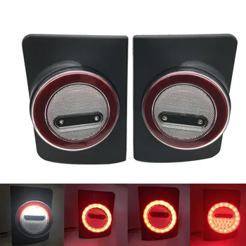

Tail light Stainless Steel Mount Bracket Protect Cover Guards Rear Tail lights For 07-16 Jeep Wrangler JK Accessories 2Pcs