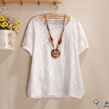 

2020 Women Short Sleeve Shirt beige Top Garment
