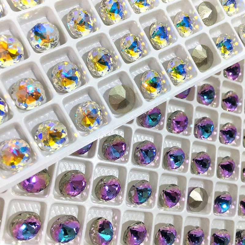 10Pcs 10x17mm Big Drop Shaped Glitter Flat Back Rhinestones For Nails  Diamonds Stone Korea Nail Parts Kawaii Charms Accessories - AliExpress