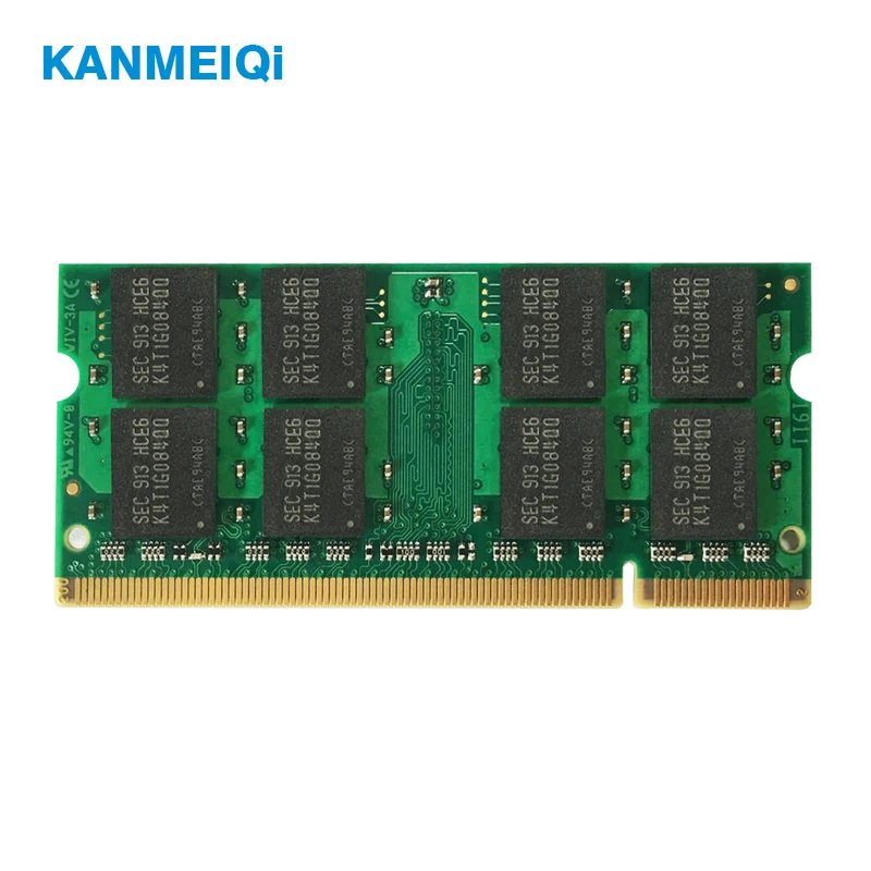 KANMEIQi DDR2 4 Гб (2pcsX2GB) память для ноутбука 800 МГц 533/667 оперативная 200pin 1 8 В 2 ГБ