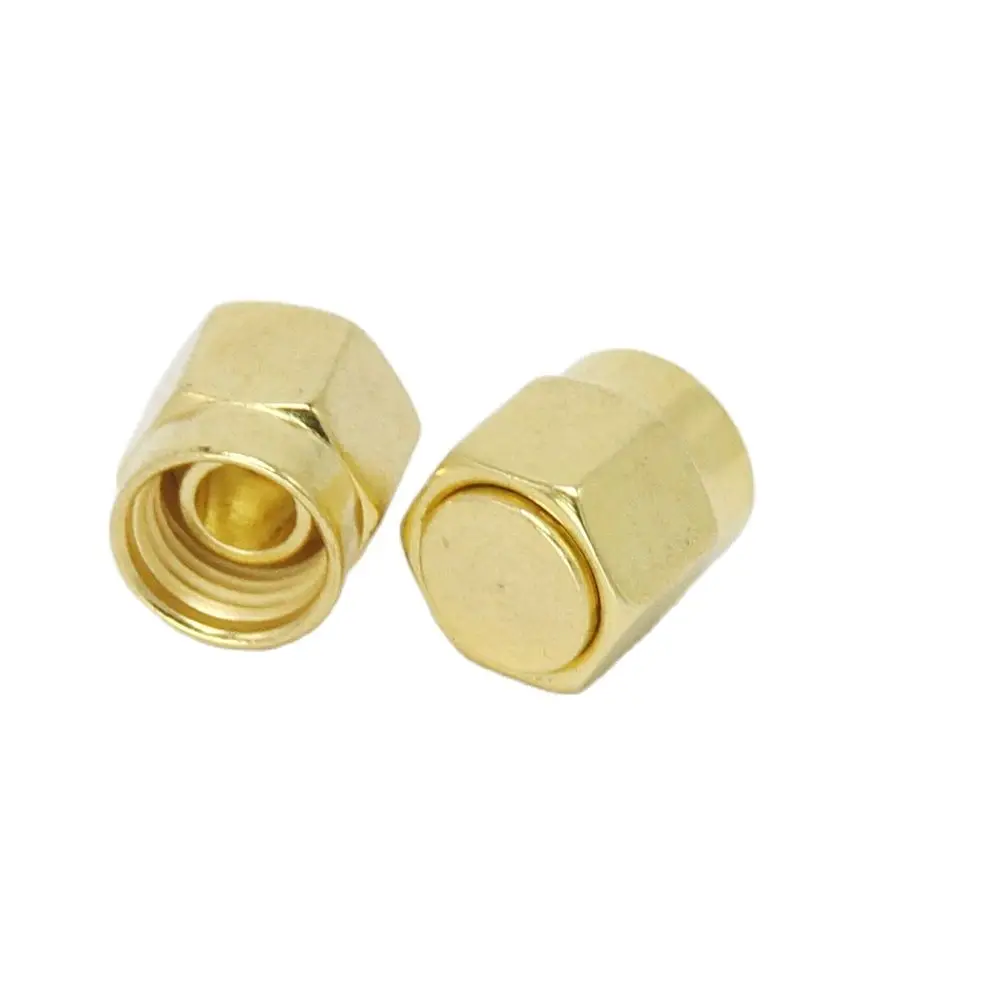 Sma Capa Protetora Placa de Ouro Sma Poeira Tampa para Sma Fim Plug 10 Peças Lote