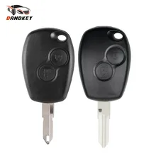 Dandkey пульт дистанционного ключа для Renault Duster Clio DACIA 3 Twingo Logan Sandero образ для Nissan 2 кнопки ключ сигнализации автомобиля чехол Dandkey пульт дистанционного ключа для Renault Duster Clio DACIA 3 Twingo Logan Sandero образ для Nissan 2 кнопки ключ сигнализации автомобиля чехол