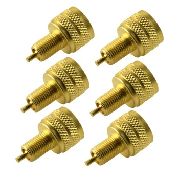 

Car Truck Valve stem Brass Tire Reducer Adapter 22 Mm / 0.87 Inch 6PCS