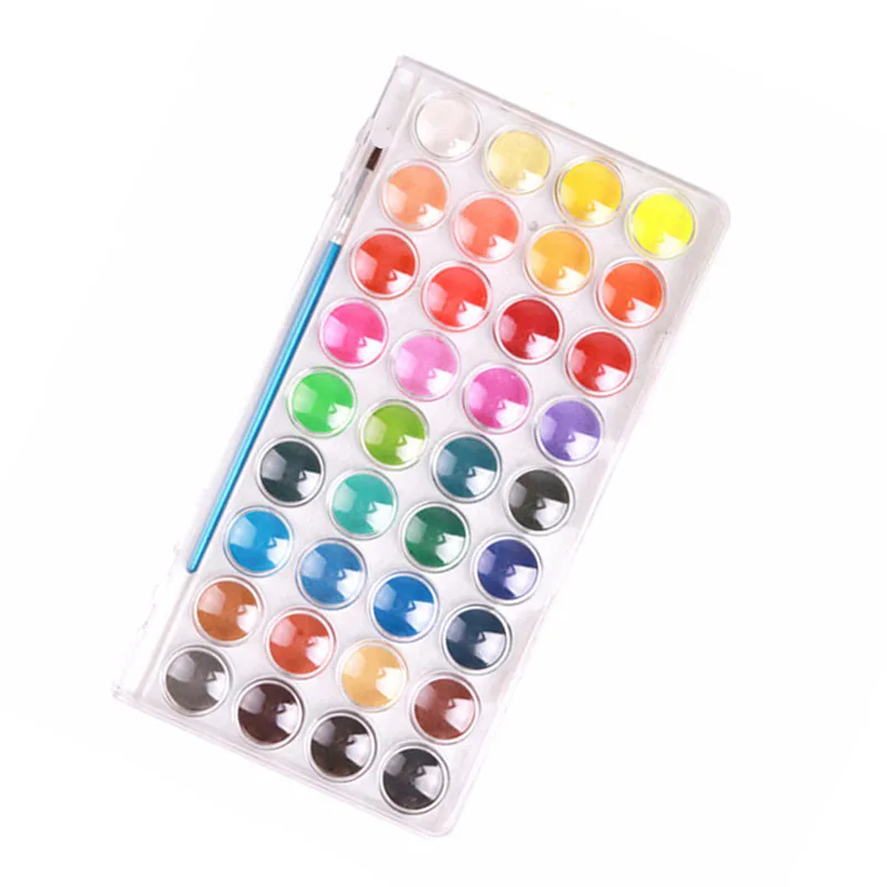 

Manufacturers Direct Selling 36 Color Solid Watercolor Pigment Beginners Powder Fine Art Solid Watercolor Painting Set