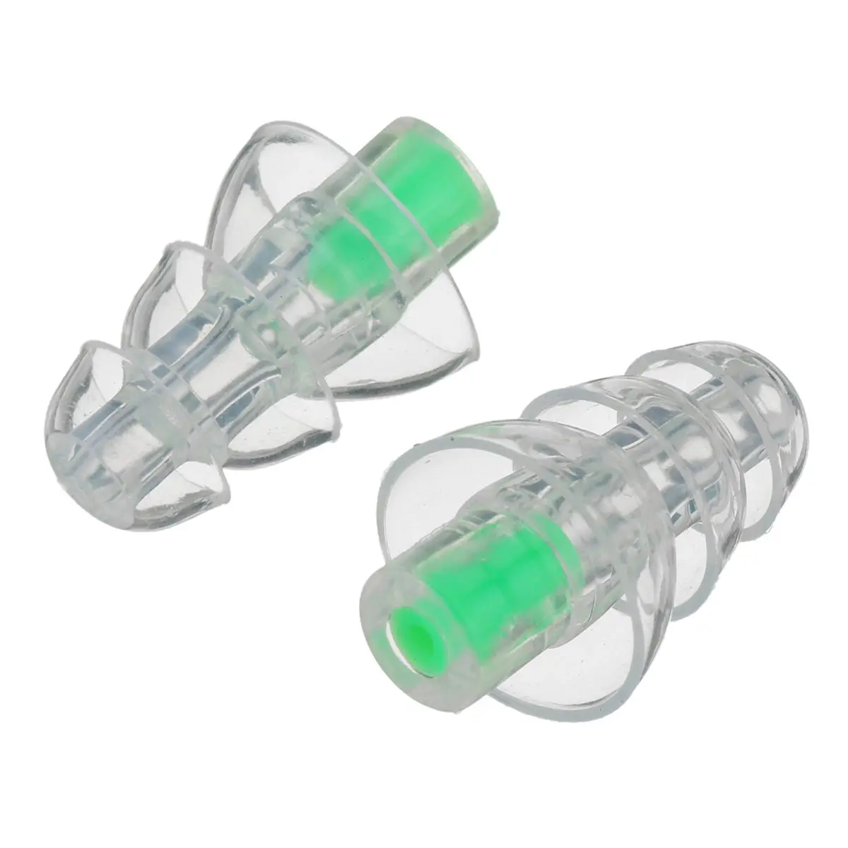 Green 27db силиконовые наушники-вкладыши с фильтром для музыки, затычки для ушей с шумоподавлением и защитой слуха, многоразовые вкладыши для ухода за сном для DJ - Color: Green