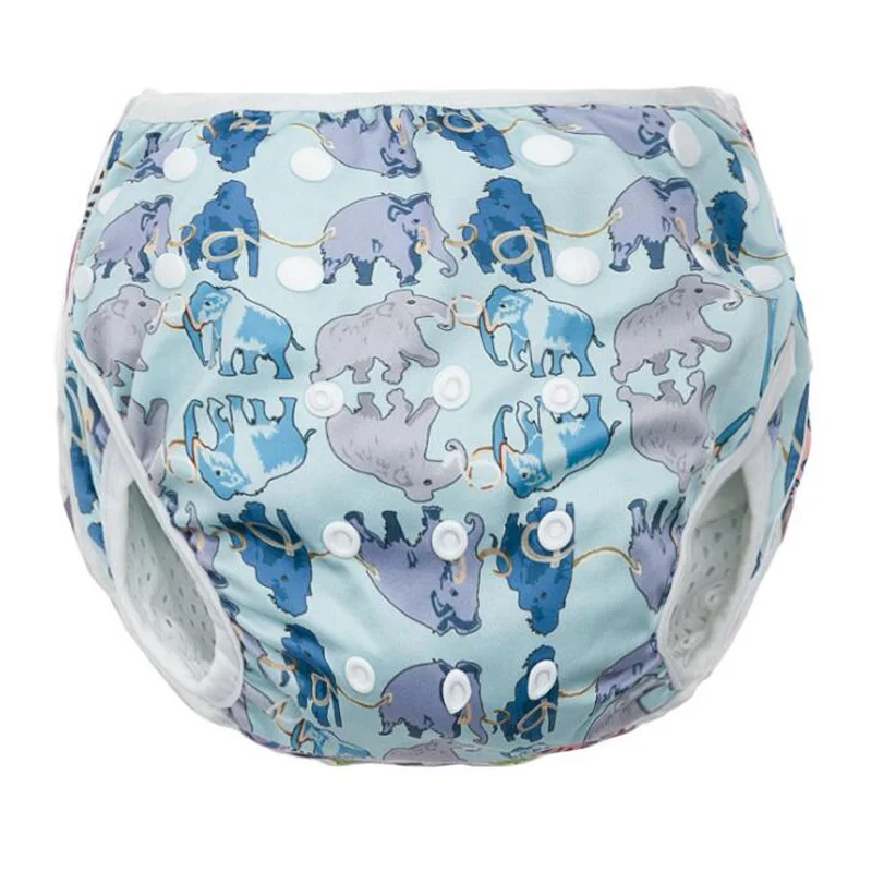 Toddler Swimwear Nappy-Cover Cloth Baby Waterproof Kids Adjustable Infant Boy Girl Cartoon